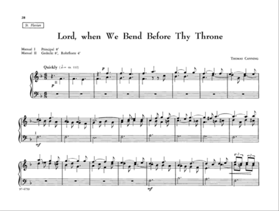 The Parish Organist, Part 12 (Familiar Hymn Tunes) Organ scores gallery preview page 13