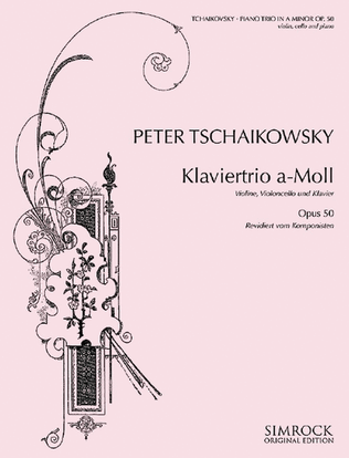 Book cover for Piano Trio (rev) op. 50