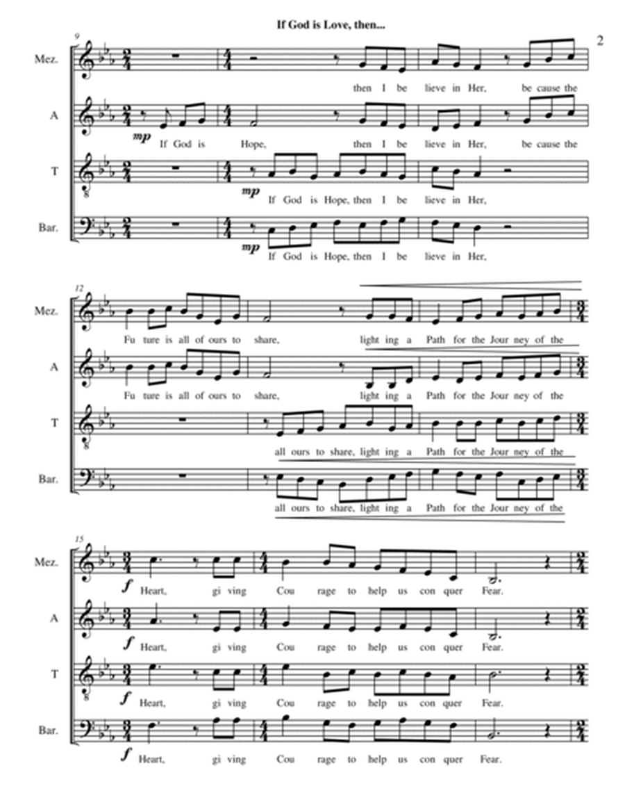 If God Is... SATB Non-Denominational Choral Anthem