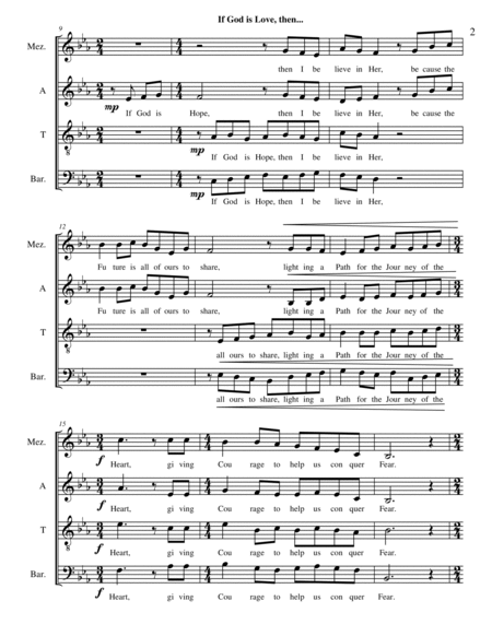 If God Is... SATB Non-Denominational Choral Anthem