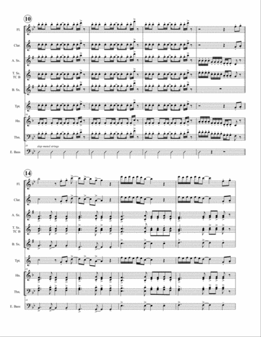 Me! Jazz Ensemble scores gallery preview page 2