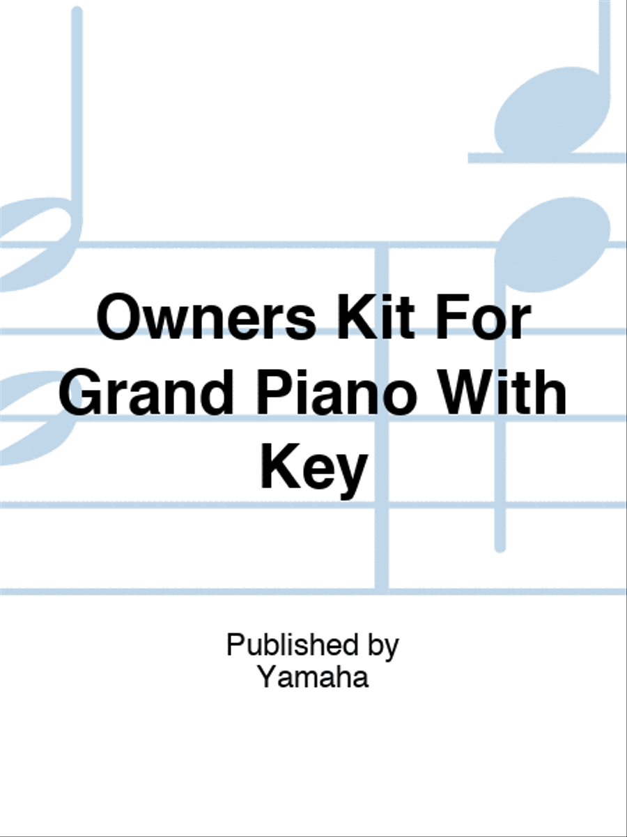 Owners Kit For Grand Piano With Key Piano Accompaniment scores gallery preview page 1