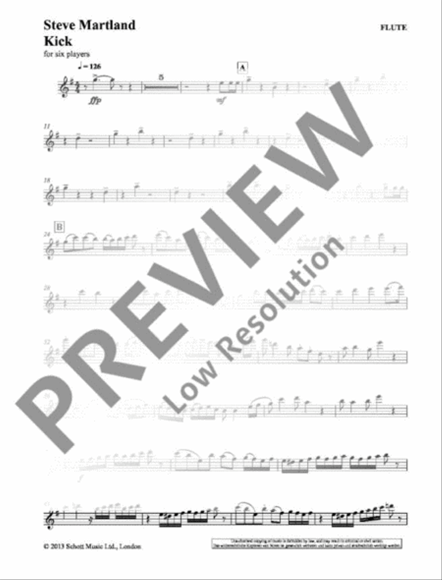 Kick Bass Clarinet scores gallery preview page 5