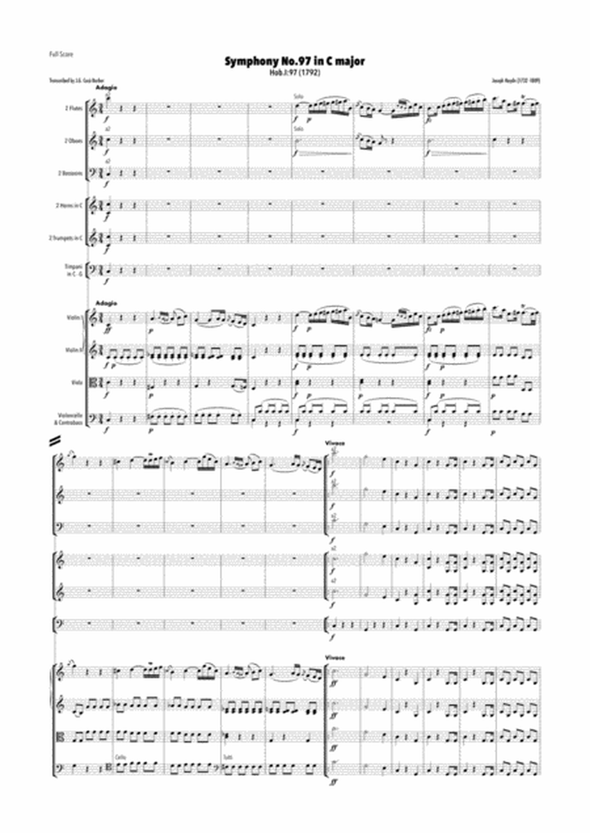 Haydn - Symphony No.97 in C major, Hob.I:97