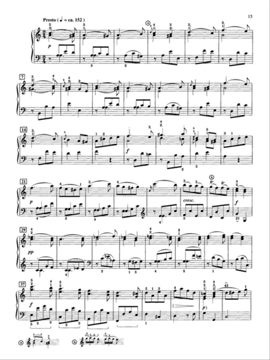 Sonata in A minor, K. 310 Small Ensemble scores gallery preview page 4