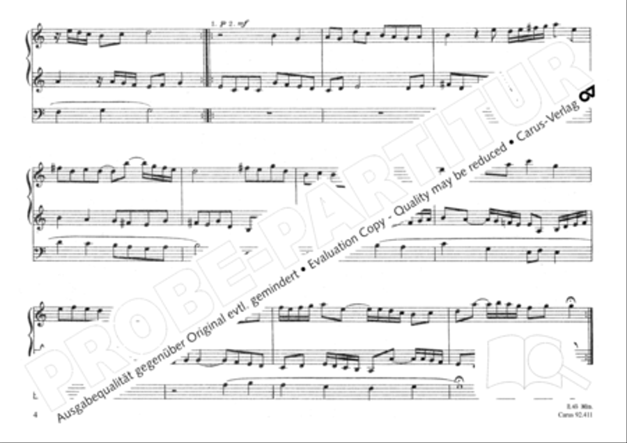 Gregorianische Miniaturen fur Orgel Organ Solo scores gallery preview page 9
