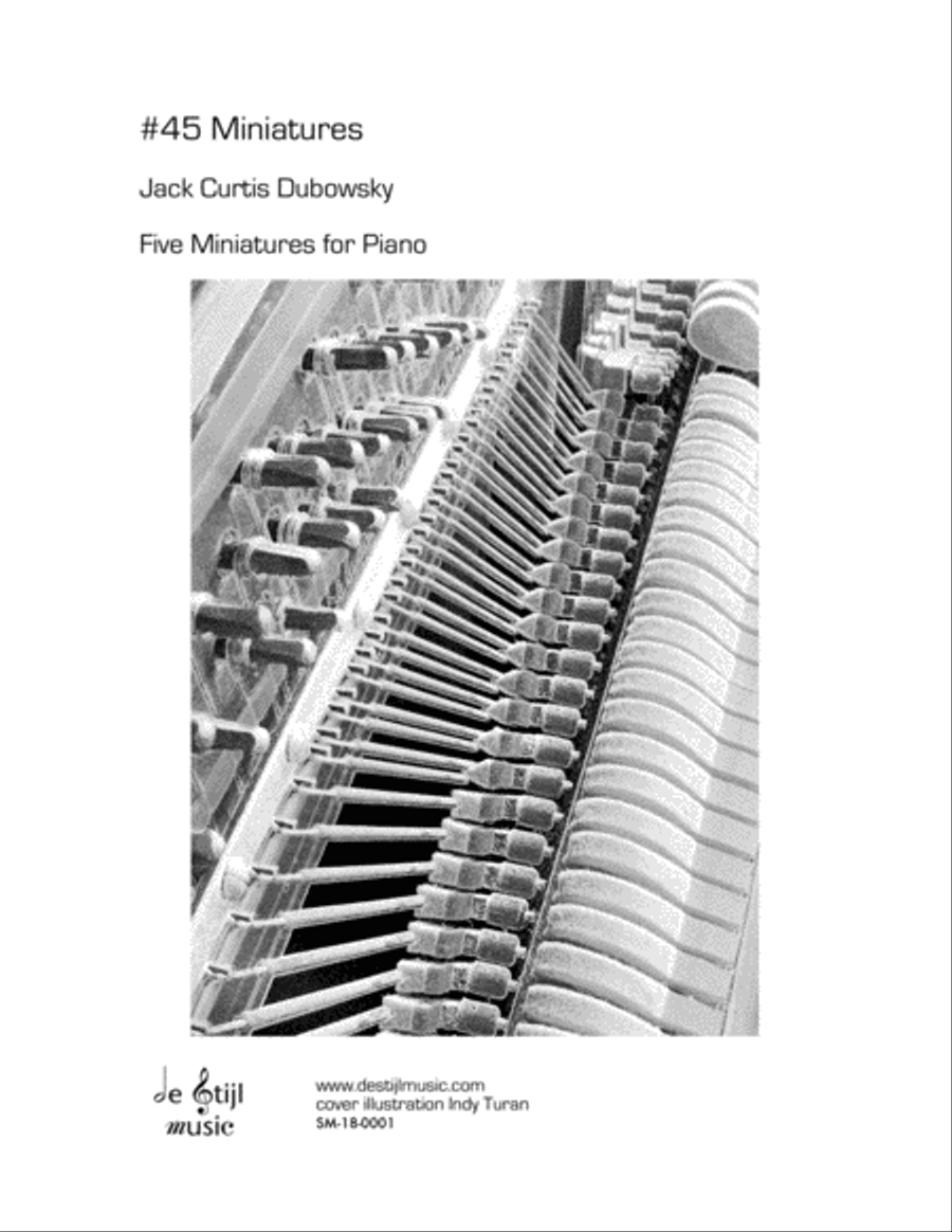 #45 Miniatures Piano Solo scores gallery preview page 1