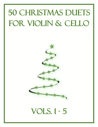 Book cover for 50 Christmas Duets for Violin and Cello