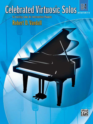 Book cover for Celebrated Virtuosic Solos, Book 4