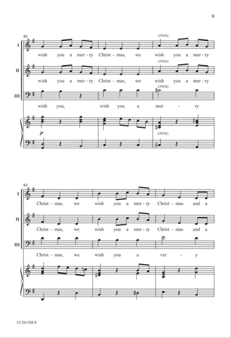 Have a Merry One! 3-Part scores gallery preview page 10