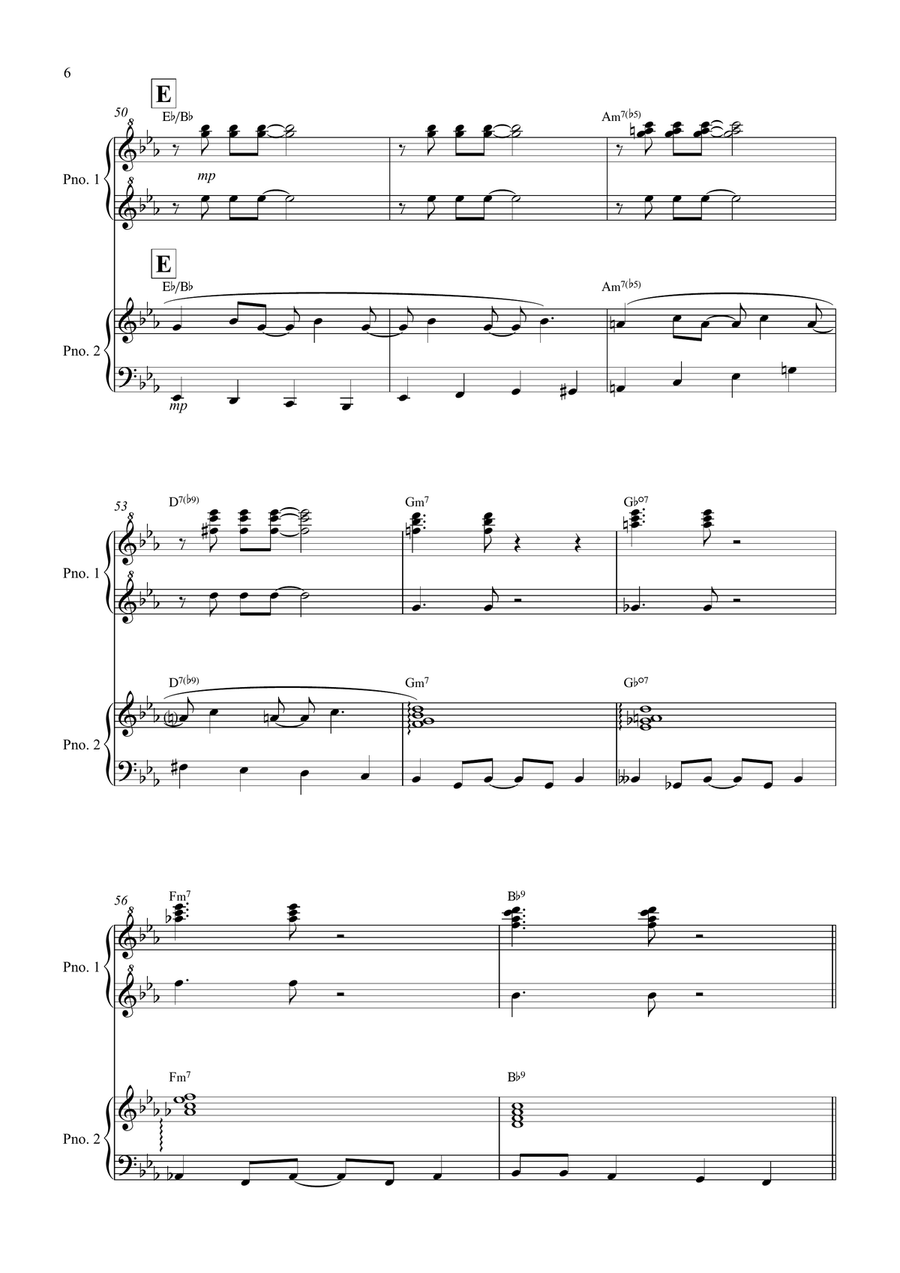 Over The Rainbow (from The Wizard Of Oz) 1 Piano, 4-Hands scores gallery preview page 6