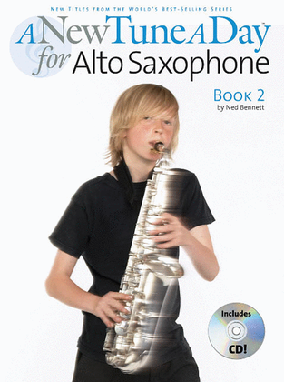 Book cover for A New Tune a Day - Alto Saxophone, Book 2