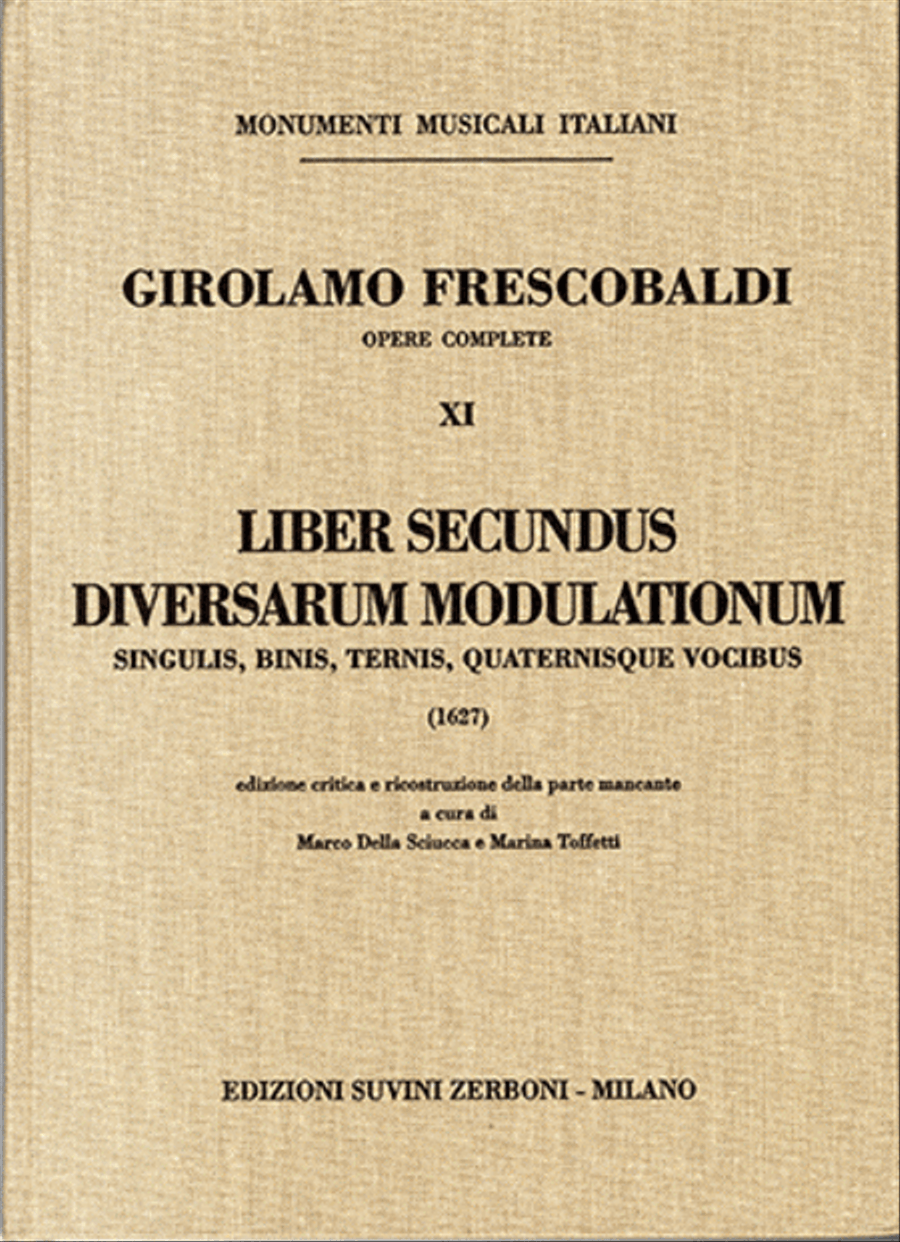 Liber Secundus Diversarum Modulationum Voice scores gallery preview page 1