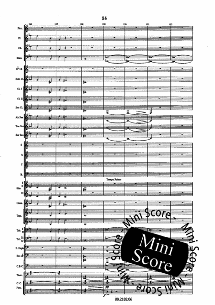 Oratorio Olympique SATB/Harmonie 4-Part scores gallery preview page 38