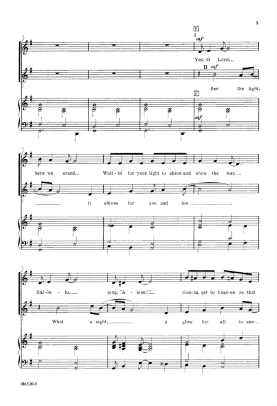 Gonna Get to Heaven on That Judgment Day SSA scores gallery preview page 6