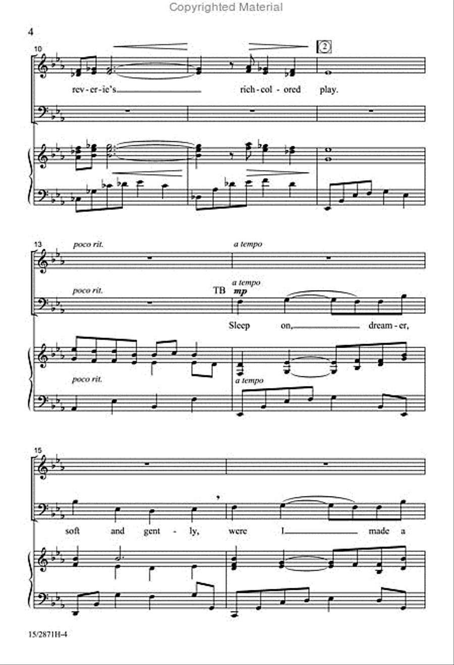 Don't Forget Me Don't Forget Me 4-Part scores gallery preview page 3
