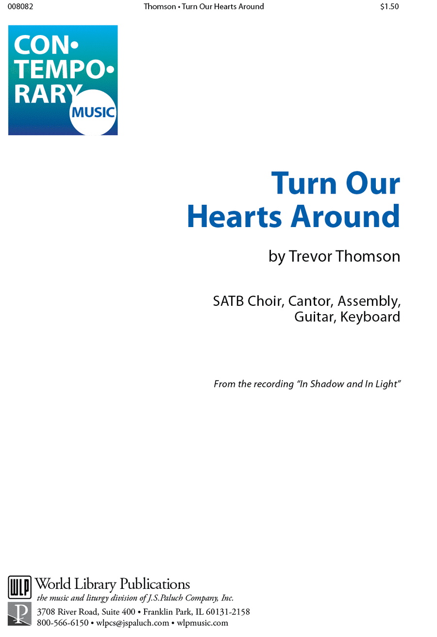 Turn Our Hearts Around 4-Part scores gallery preview page 1