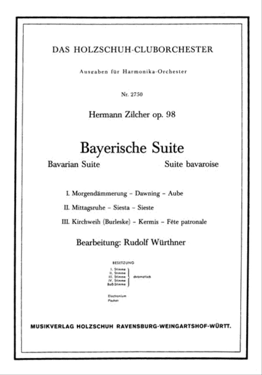 Bayerische Suite Bayerische Suite Accordion Orchestra scores gallery preview page 1