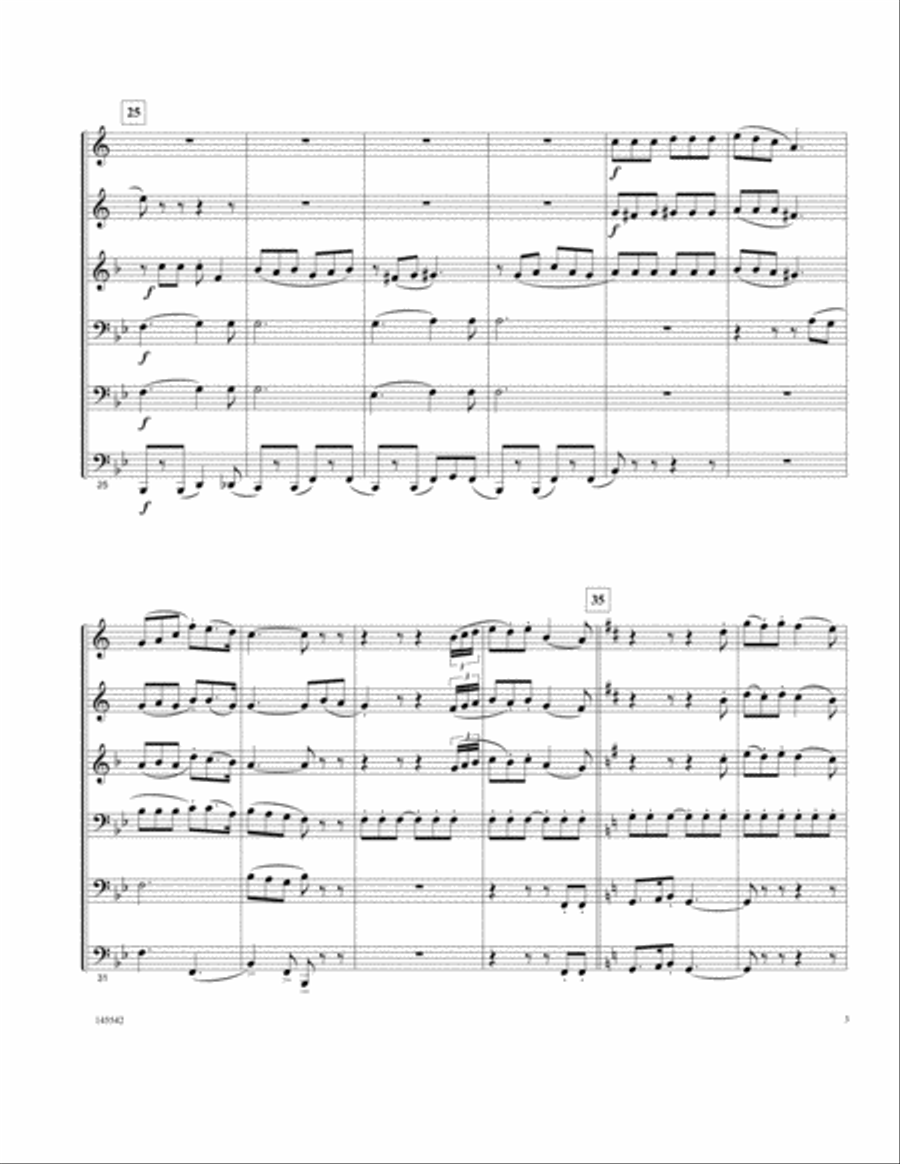Jesus Is Coming Again Brass Quintet scores gallery preview page 3