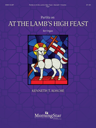 Book cover for Partita on At the Lamb's High Feast