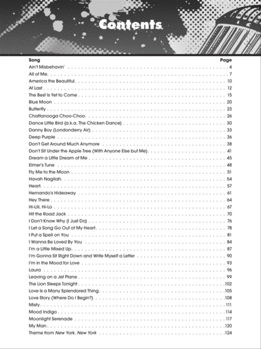 The Giant Book of Standards Sheet Music Easy Piano scores gallery preview page 3