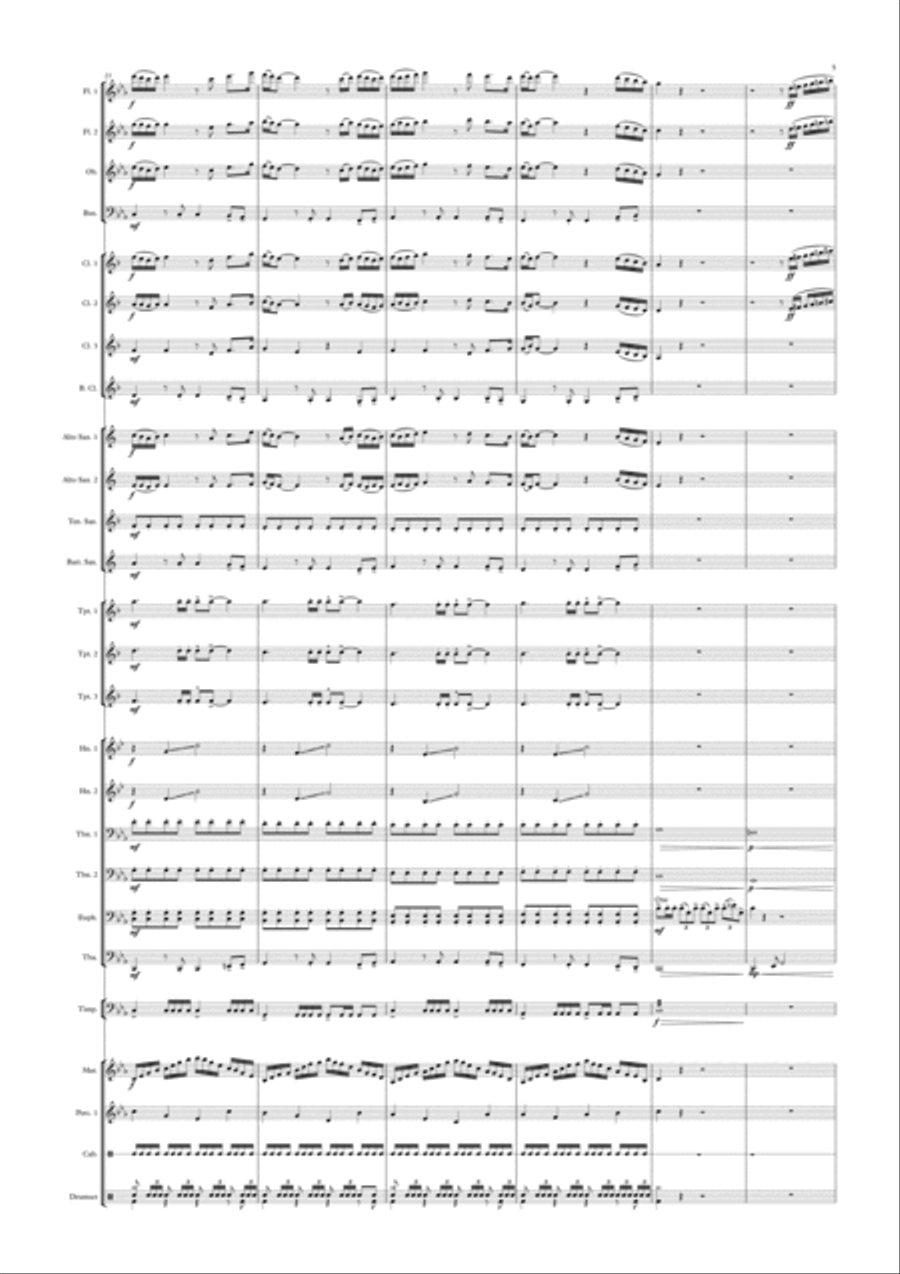 Deuoxtonion Deuoxtonion Concert Band scores gallery preview page 5