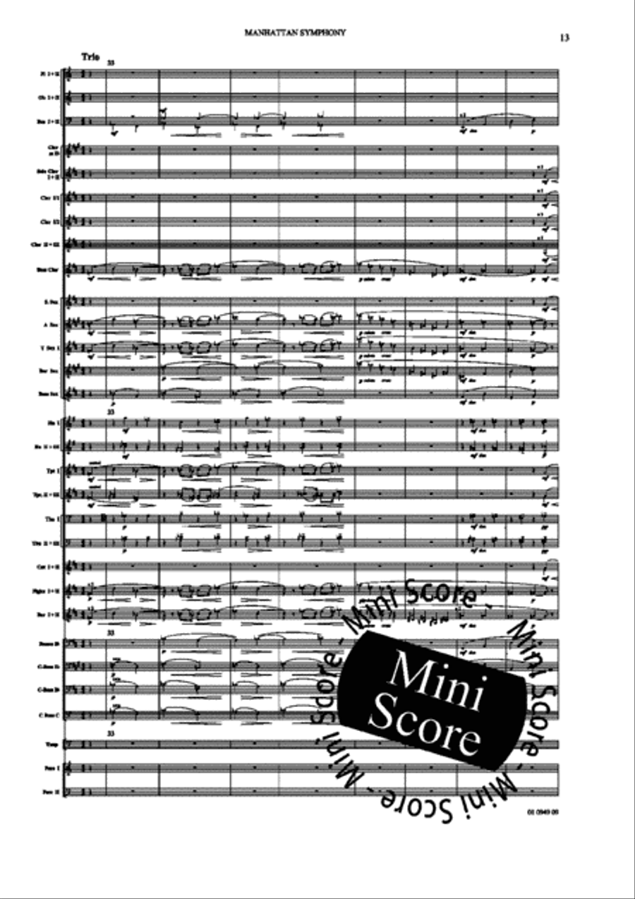 Manhattan Symphony Concert Band scores gallery preview page 17