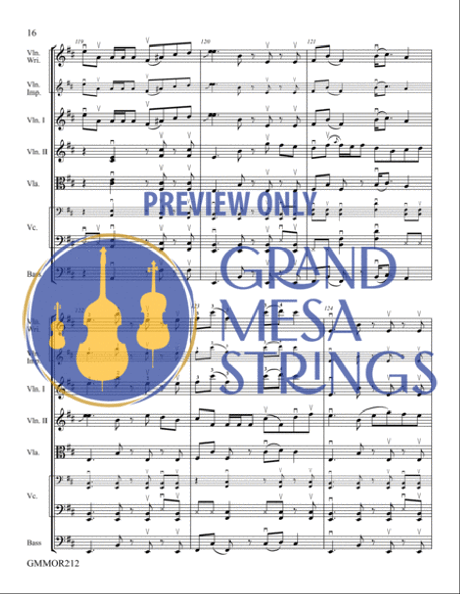 Blue Sky Basin String Orchestra scores gallery preview page 17
