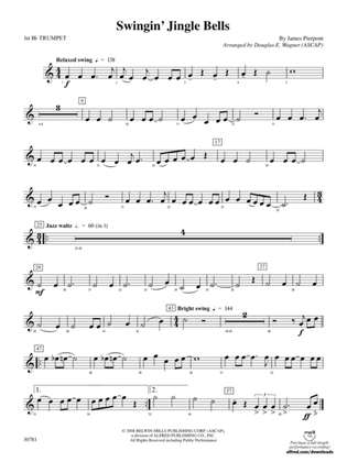 Swingin' Jingle Bells: 1st B-flat Trumpet