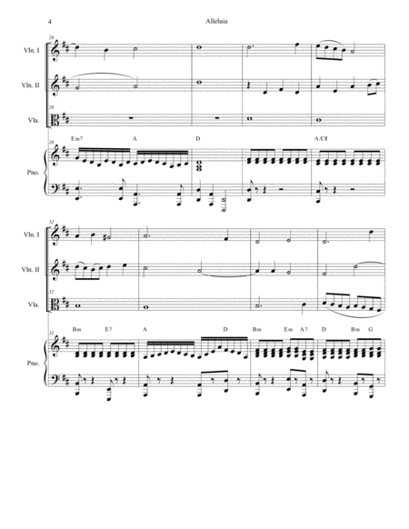 Alleluia (for String Quartet) image number null