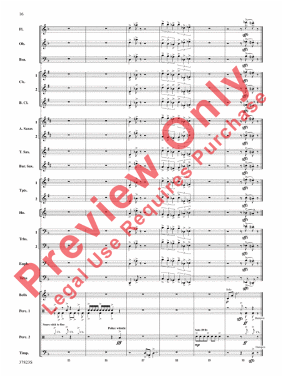 Cut to the Chase Cut to the Chase Concert Band scores gallery preview page 17
