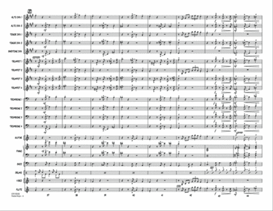 Fiesta Mojo - Conductor Score (Full Score) Jazz Ensemble scores gallery preview page 6