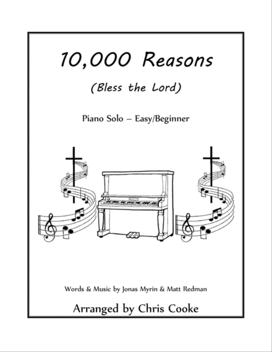 10,000 Reasons (Bless The Lord) Easy Piano scores gallery preview page 1