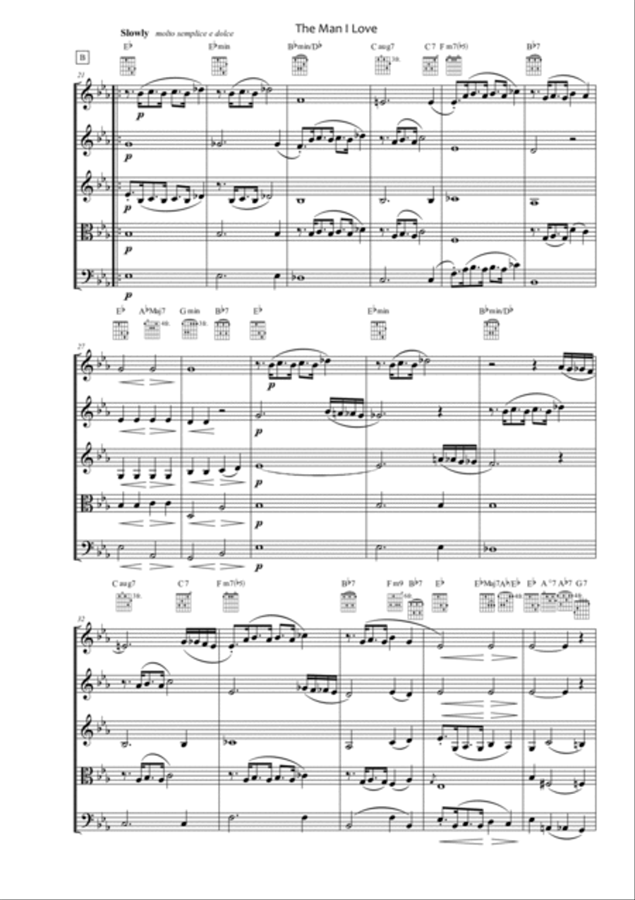 The Man I Love School and Community scores gallery preview page 2