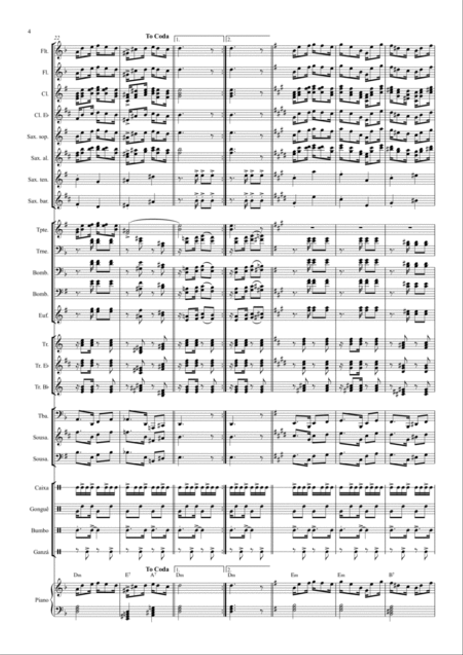 A dança dos Tizius Full Orchestra scores gallery preview page 6