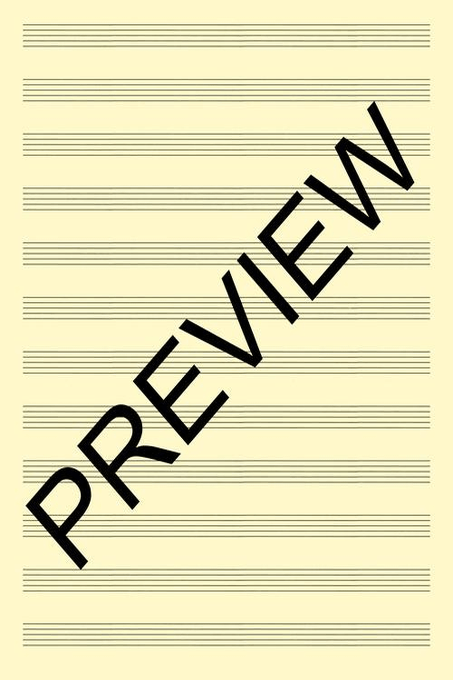 Deluxe Wirebound Premium Manuscript Paper (Pink Cover) Staff Paper scores gallery preview page 3