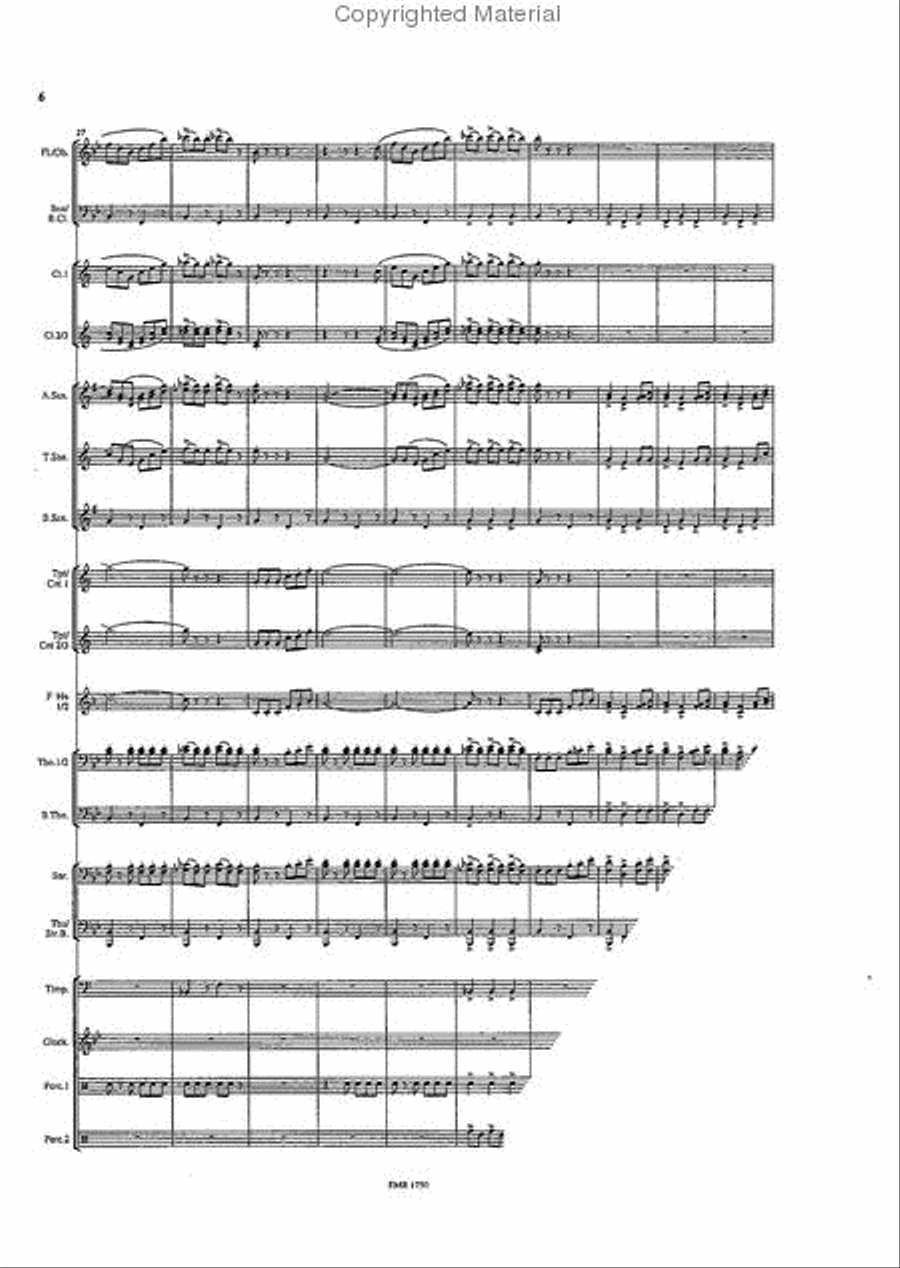 633 Squadron 633 Squadron Concert Band scores gallery preview page 6