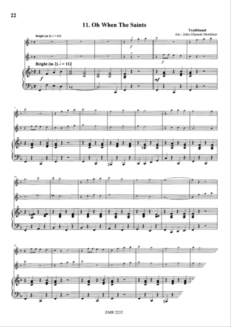 Duos Vol. 2 Flute Duet scores gallery preview page 13