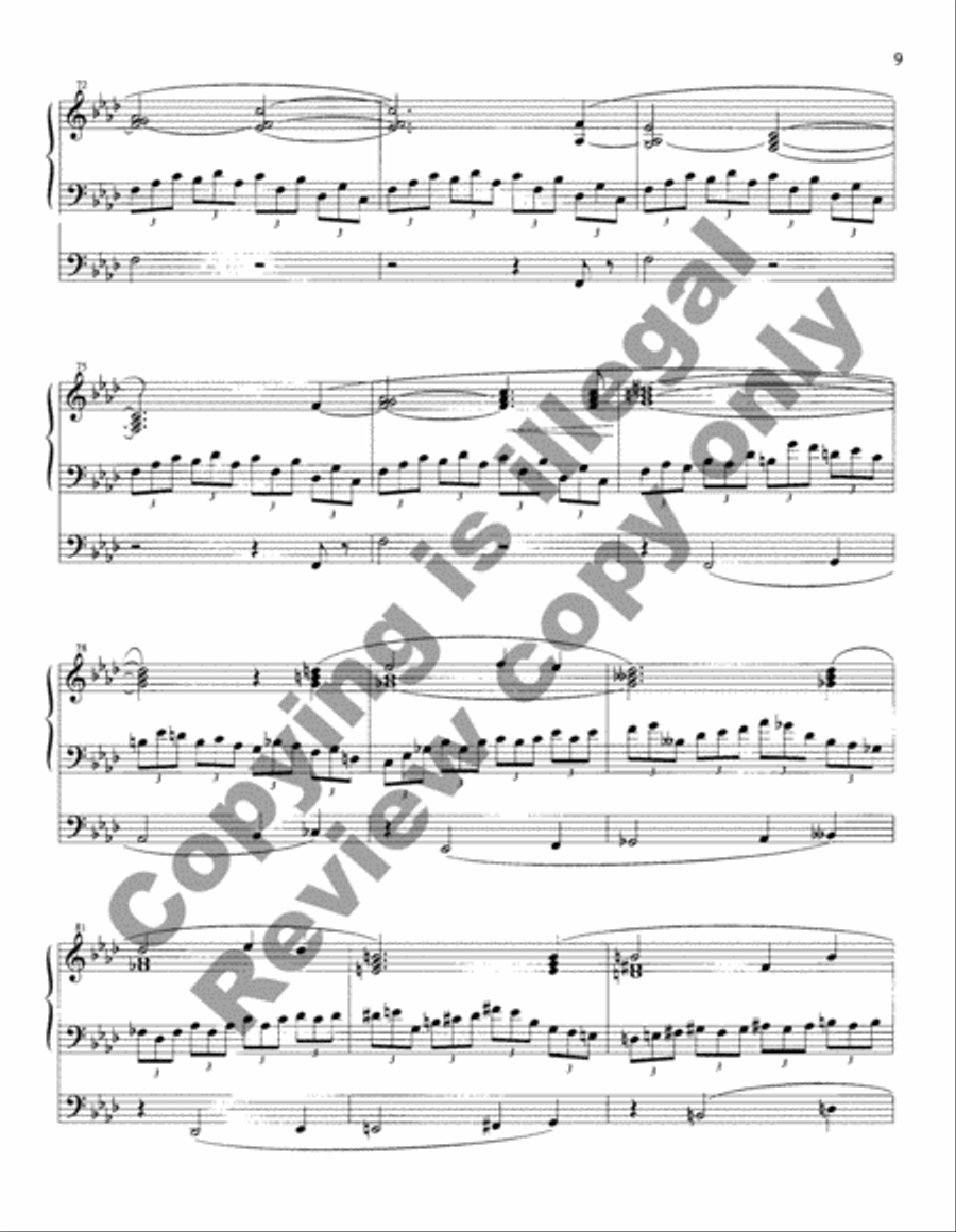 Prologue, Reflection, and Jubilation on York Organ scores gallery preview page 9