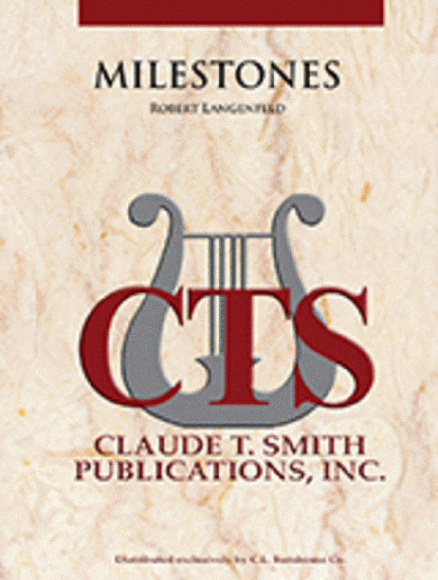 Milestones Milestones Concert Band scores gallery preview page 1