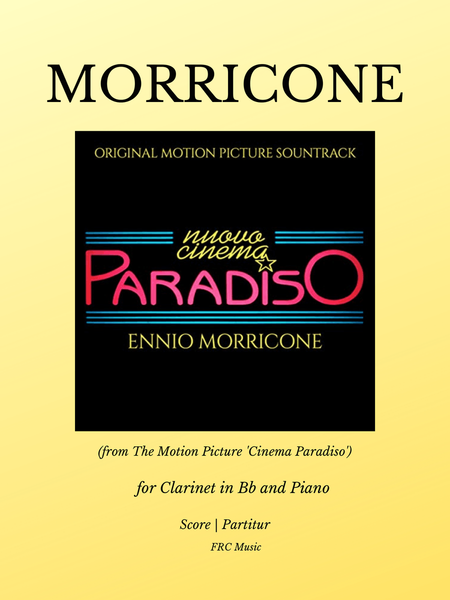 Nuovo Cinema Paradiso B-Flat Clarinet scores gallery preview page 1