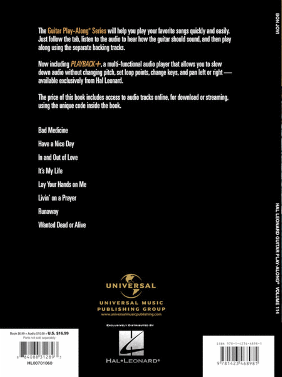 Bon Jovi Bon Jovi Electric Guitar scores gallery preview page 7