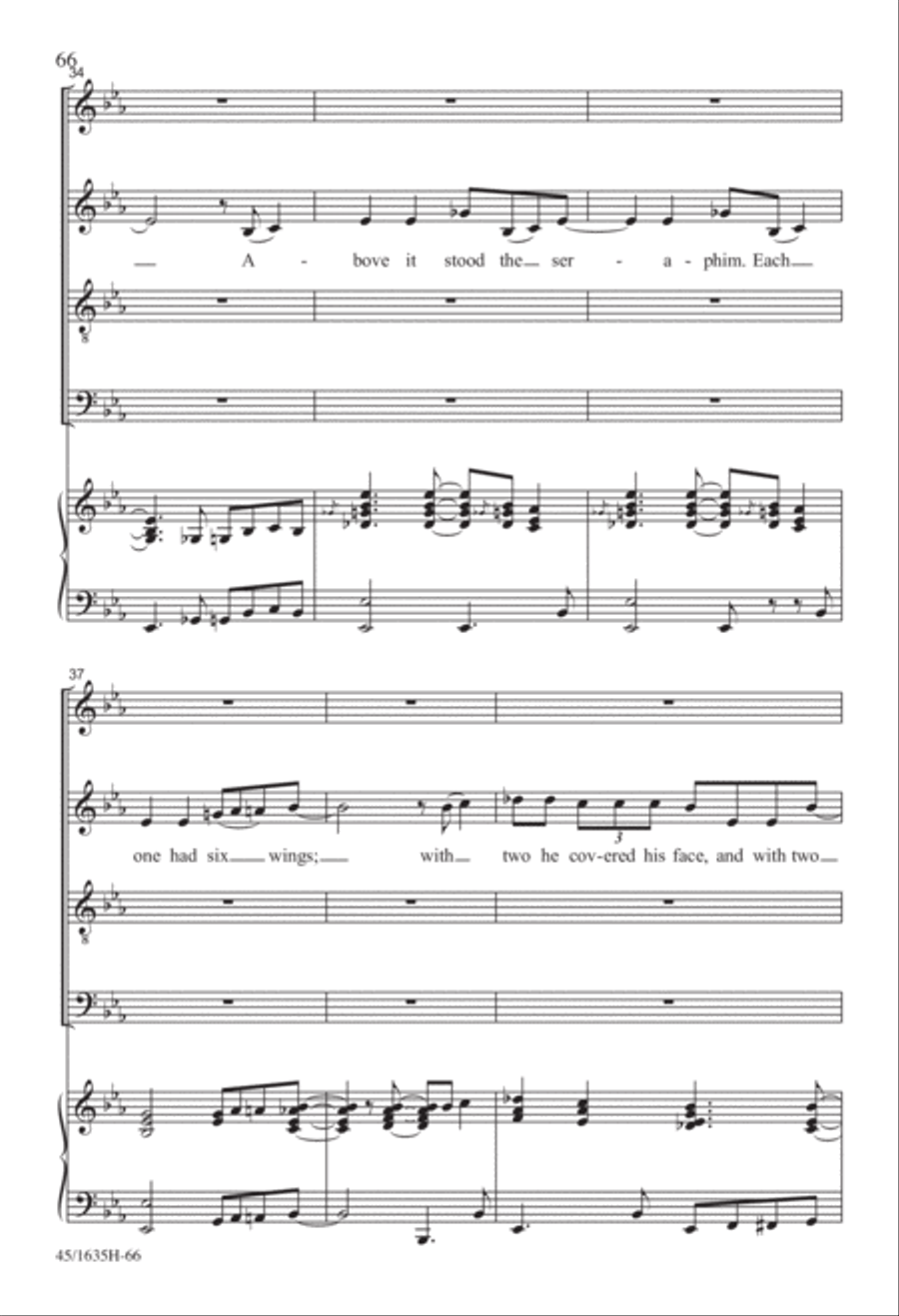 Mass: A Celebration of Love and Joy 4-Part scores gallery preview page 34