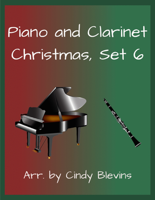 Book cover for Piano and Clarinet, Christmas, Set 6
