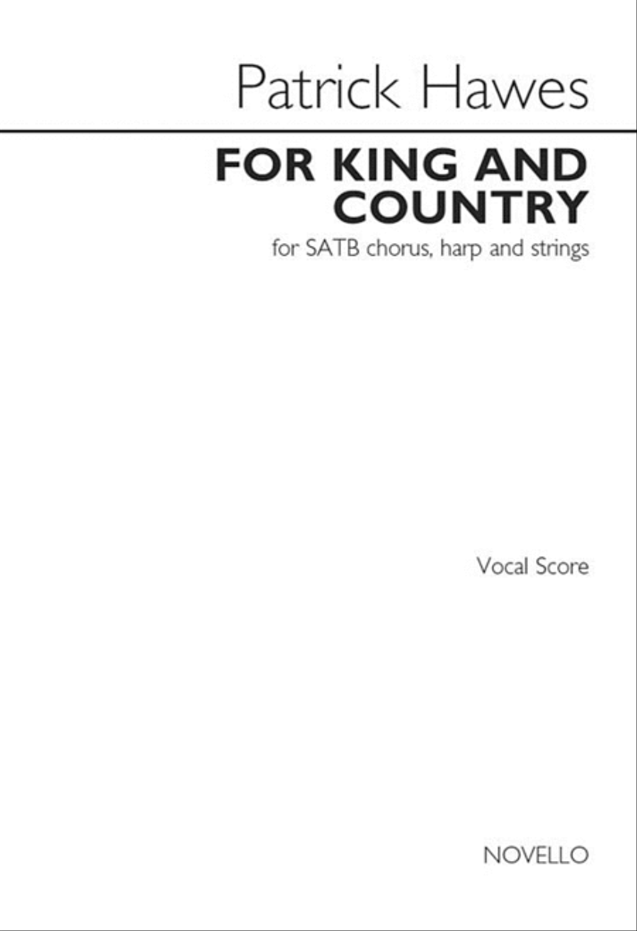 For King and Country 4-Part scores gallery preview page 1