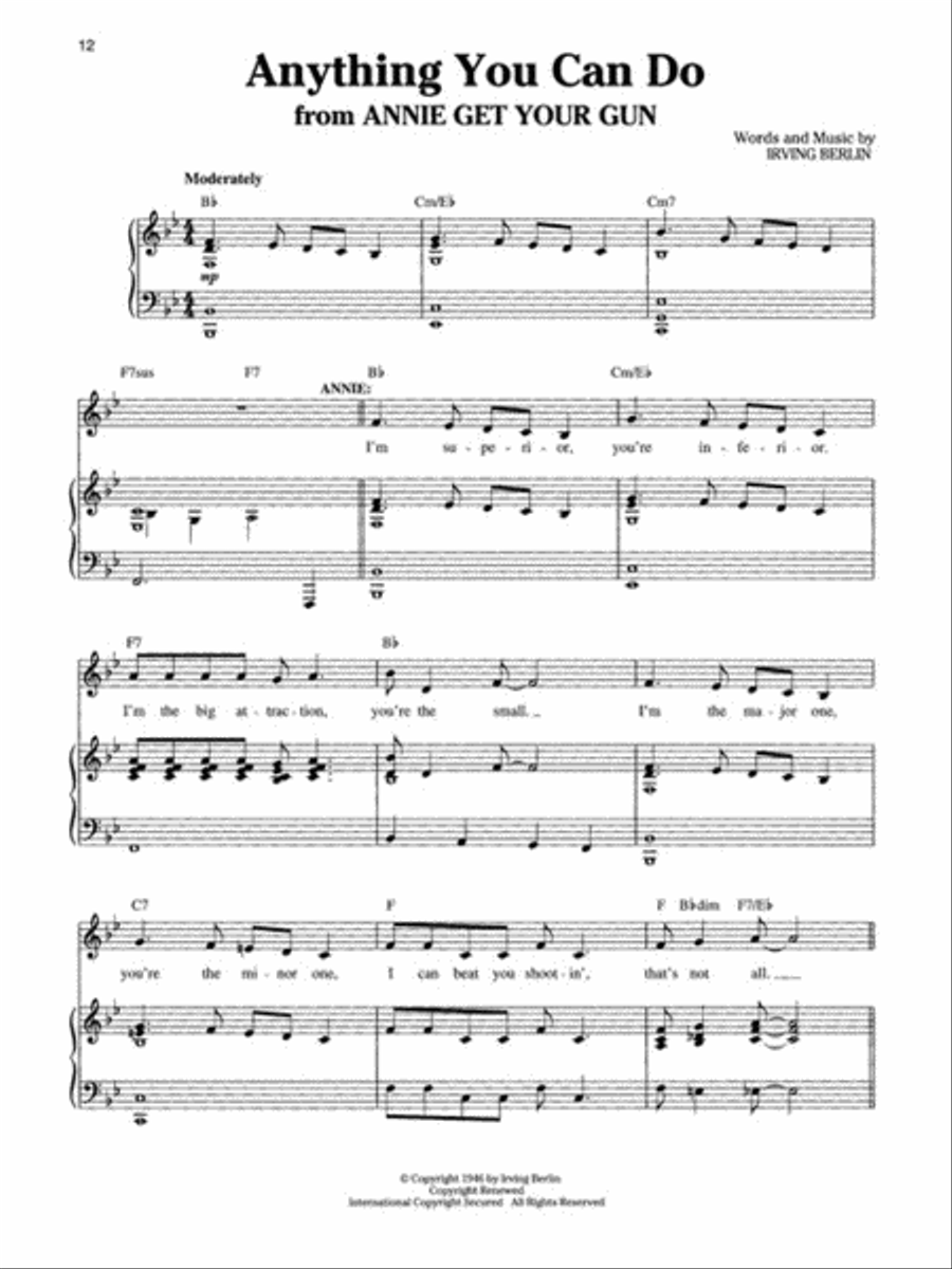 Musical Theatre Anthology for Teens Voice scores gallery preview page 4
