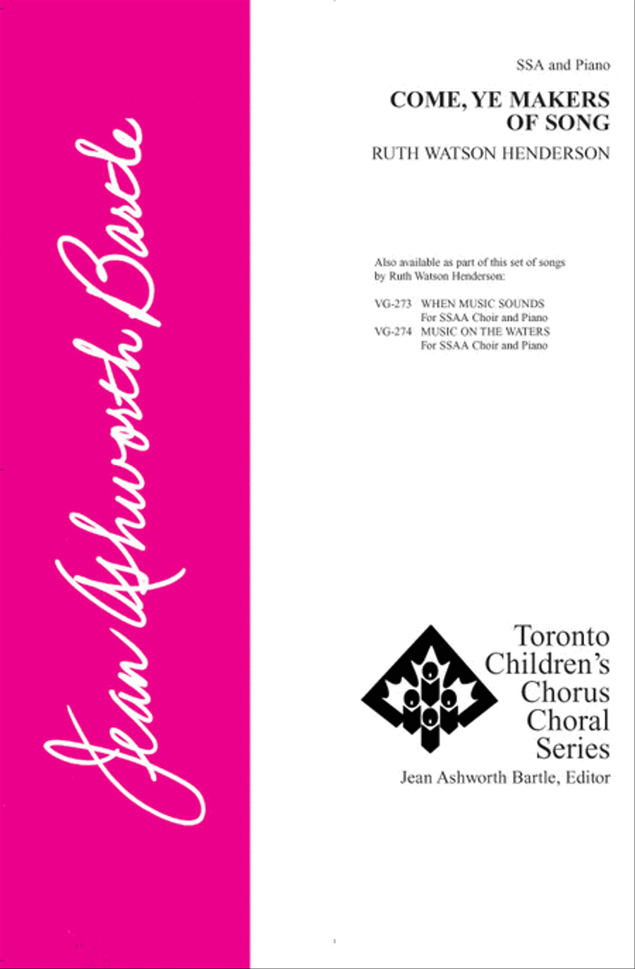 Come, Ye Makers of Song Women's Choir scores gallery preview page 1