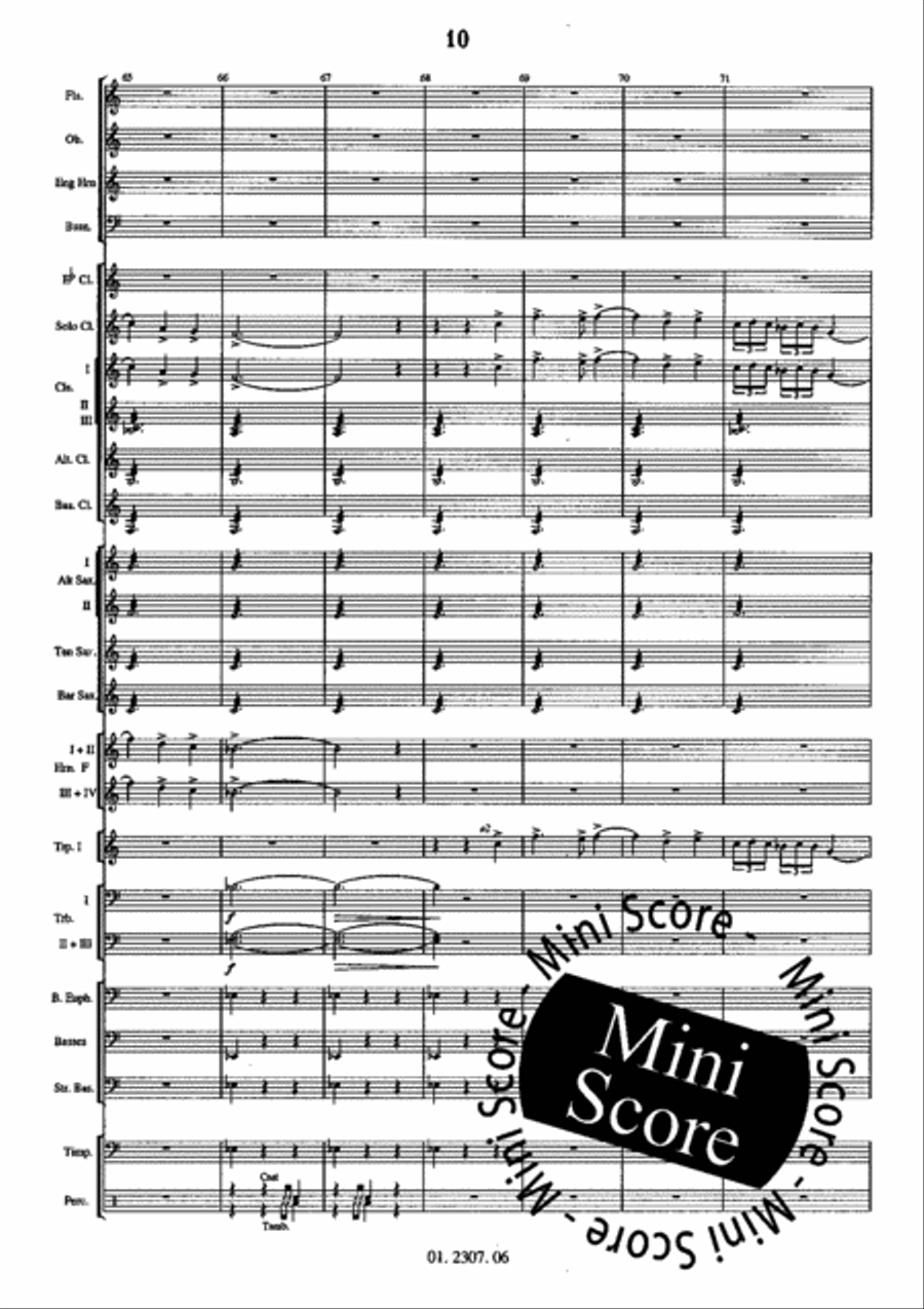 Goyescas Goyescas Concert Band scores gallery preview page 14
