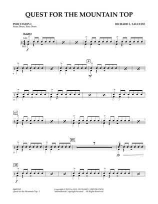 Quest For The Mountain Top - Percussion 1