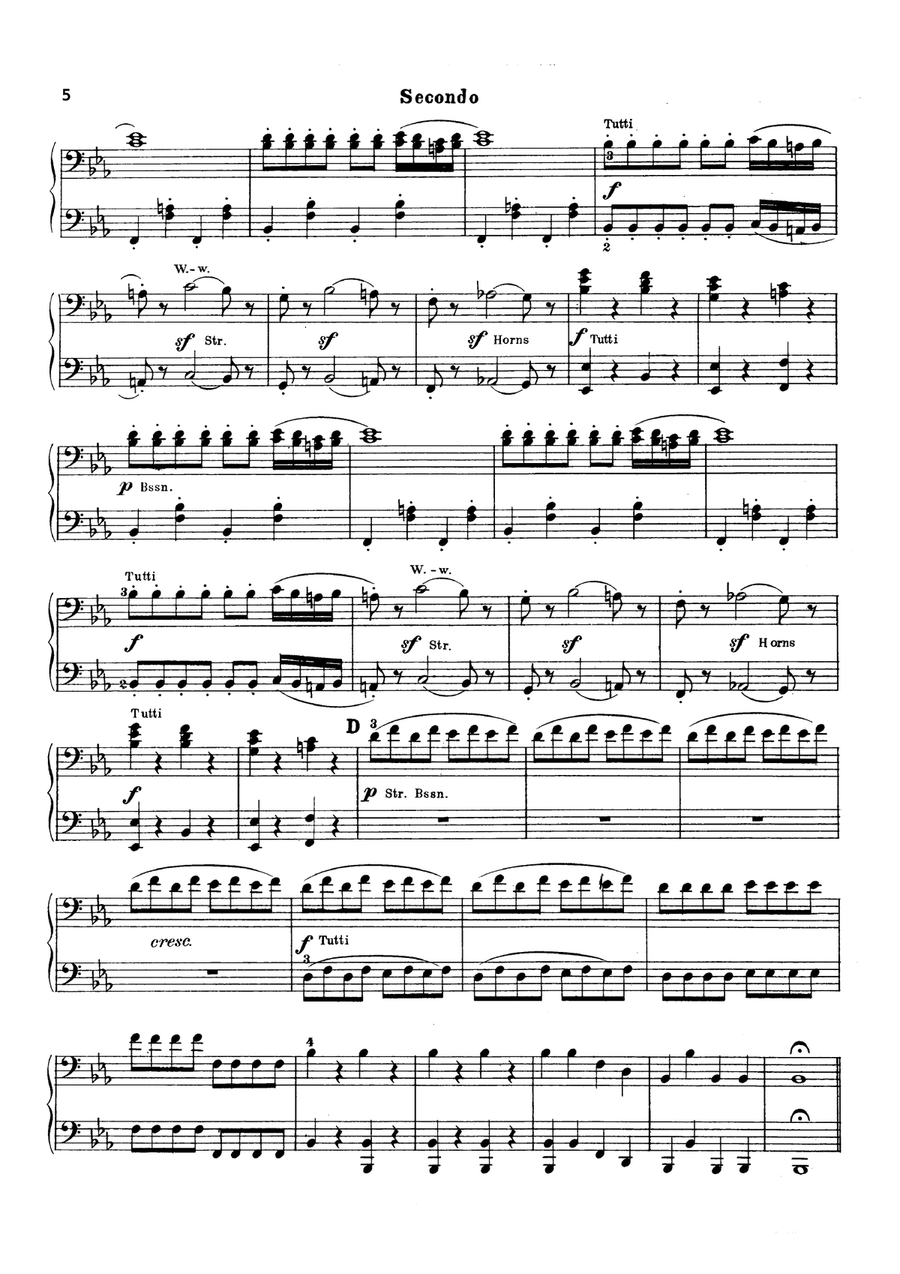Mozart The Magic Flute Overture, for piano duet(1 piano, 4 hands), PM802 1 Piano, 4-Hands scores gallery preview page 5